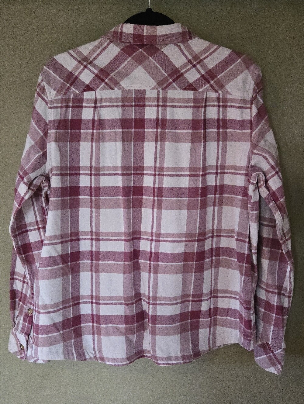 Frank & Oak | Organic Cotton Plaid Button-Up Shirt, Size L - Picture 3 of 6